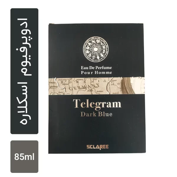 ادو پرفیوم مردانه اسکلاره مدل Telegram Dark Blue حجم 82 میلی لیتر