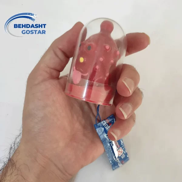 کاندوم فانتزی طرح عروسکی مدل Red cactus