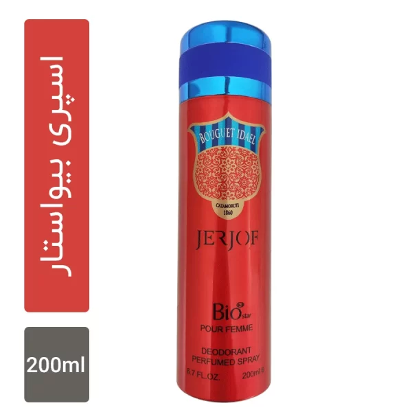 اسپری بدن بیو استار مدل BOUGUET IDAEL JERJOF
