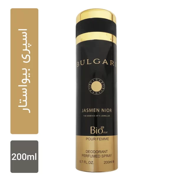 اسپری بدن زنانه بیو استار مدل Bio star Bulgari Jasmin Nior