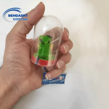 کاندوم فانتزی عروسکی طرح قورباغه بسته 1 عددی