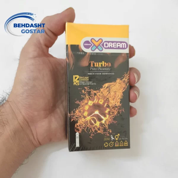 کاندوم خاردار ایکس دریم مدل Turbo بسته 12 عددی
